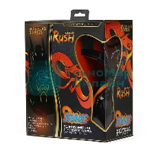 Гарнитура SmartBuy Snake чёрный-оранжевый, проводная, 3.5 мм, подсветка