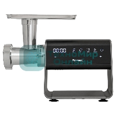 Мясорубка электрическая Pioneer MG225 черный, 3000 Вт, 3.0 кг/мин, реверс, защита от перегрузки, насадки - 4