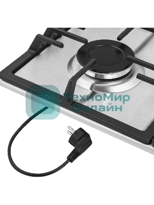 Газовая варочная панель Maunfeld EGHS.64.43CS/G, 4 конфорки, нержавеющая сталь, серебристый