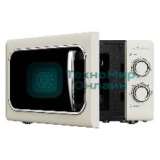 Микроволновая печь Tesler Margherita MM-2050 BEIGE бежевый, 20 л, 700 Вт, переключатели - поворотный механизм