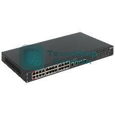 Коммутатор Dahua DH-SG4028LP, 24×1 Гбит/с + 2×1 Гбит/с + 2×1 Гбит/с SFP, управляемый
