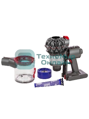 Пылесос Dyson V8 Absolute SV25 желтый/никель, питание от аккумулятора, 115 Вт, уборка сухая, пылесборник 0,54 л