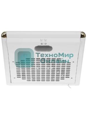 Вытяжка каминная Elikor Сатурн 60П-180-В1Л белый/золотистый, 60 см, 180 куб. м/ч, 48 дБ