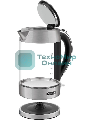 Чайник электрический Rondell RDE-1001 (MC) серебро/черный