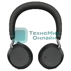 Гарнитура Jabra Evolve2 75 чёрный, беспроводная + проводная, Bluetooth, до 24 ч