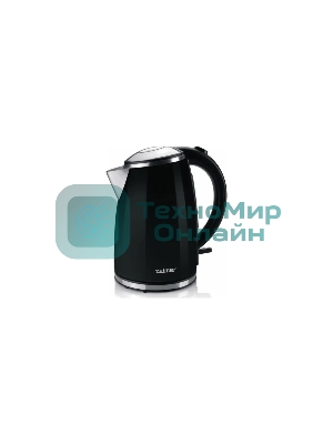 Чайник электрический Zelmer ZCK1274B 1.7 л, 2200 Вт, черный корпус: металл