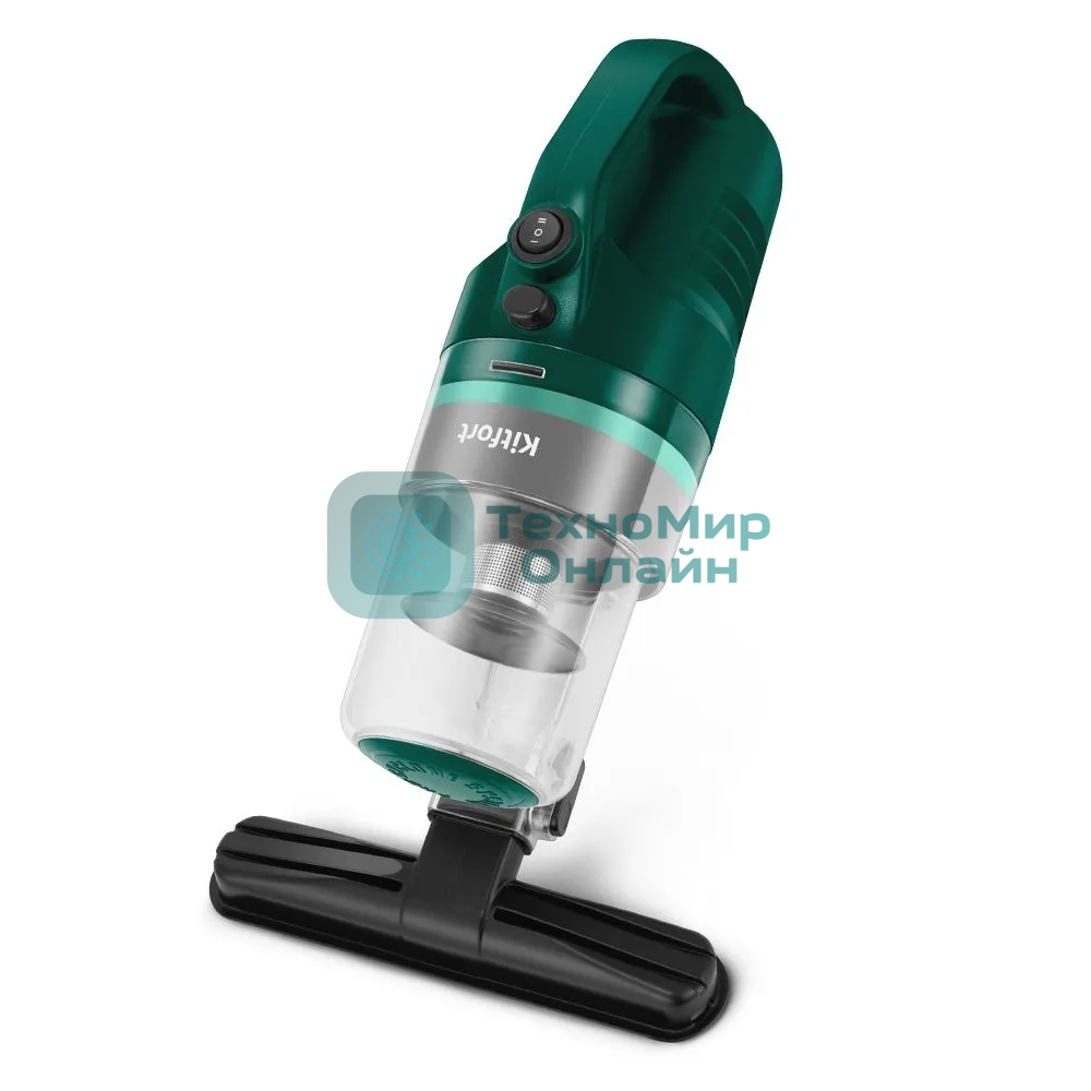 Пылесос ручной Kitfort КТ-5364 80Вт зеленый/черный