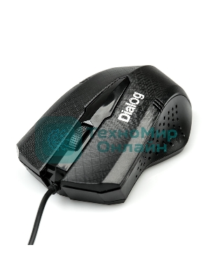 Мышь проводная Dialog Pointer MOP-09U черный, 800 dpi, USB, кнопки - 3