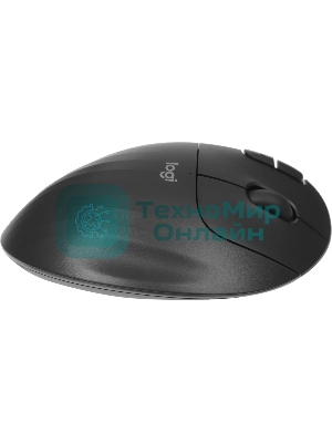 Трекбол Logitech M575S черный оптическая 2000dpi беспров. BT/Radio USB2.0 (910-007035)