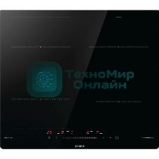 Встраиваемые индукционные панели Gorenje ISC645BSC Вид: индукционная, Тип установки: независимая, : черный, Материал варочной поверхности: стеклокерамика, Общее число конфорок: 4