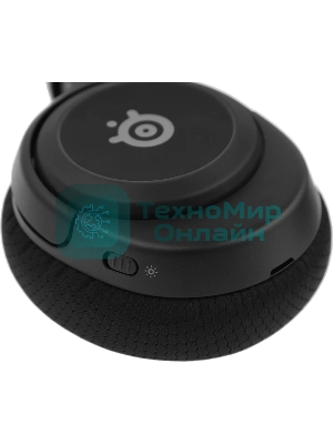 Гарнитура SteelSeries Arctis Nova 3 чёрный, проводная, USB, подсветка