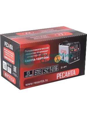 Сварочный аппарат Ресанта САИПА-160П/26В инвертор ММА DC