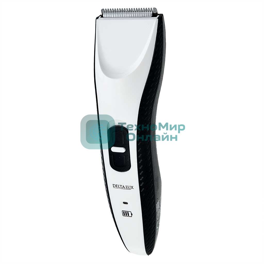 Машинка для стрижки волос DELTA LUX DE-4207A белый с черным