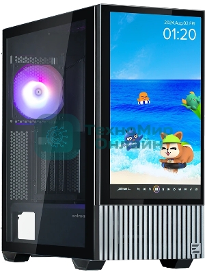 Компьютерный корпус Zalman Z10 DS без БП черный