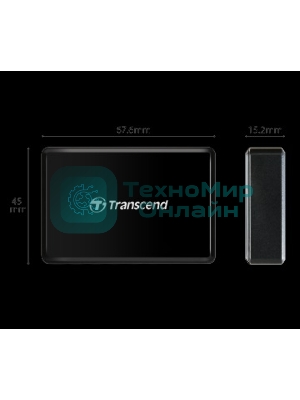 Кард-ридер Transcend RDF8/черный/SDXC,SDHC,microSDXC,microSDHC,CompactFlash,CompactFlash/USB 3.0/пластик