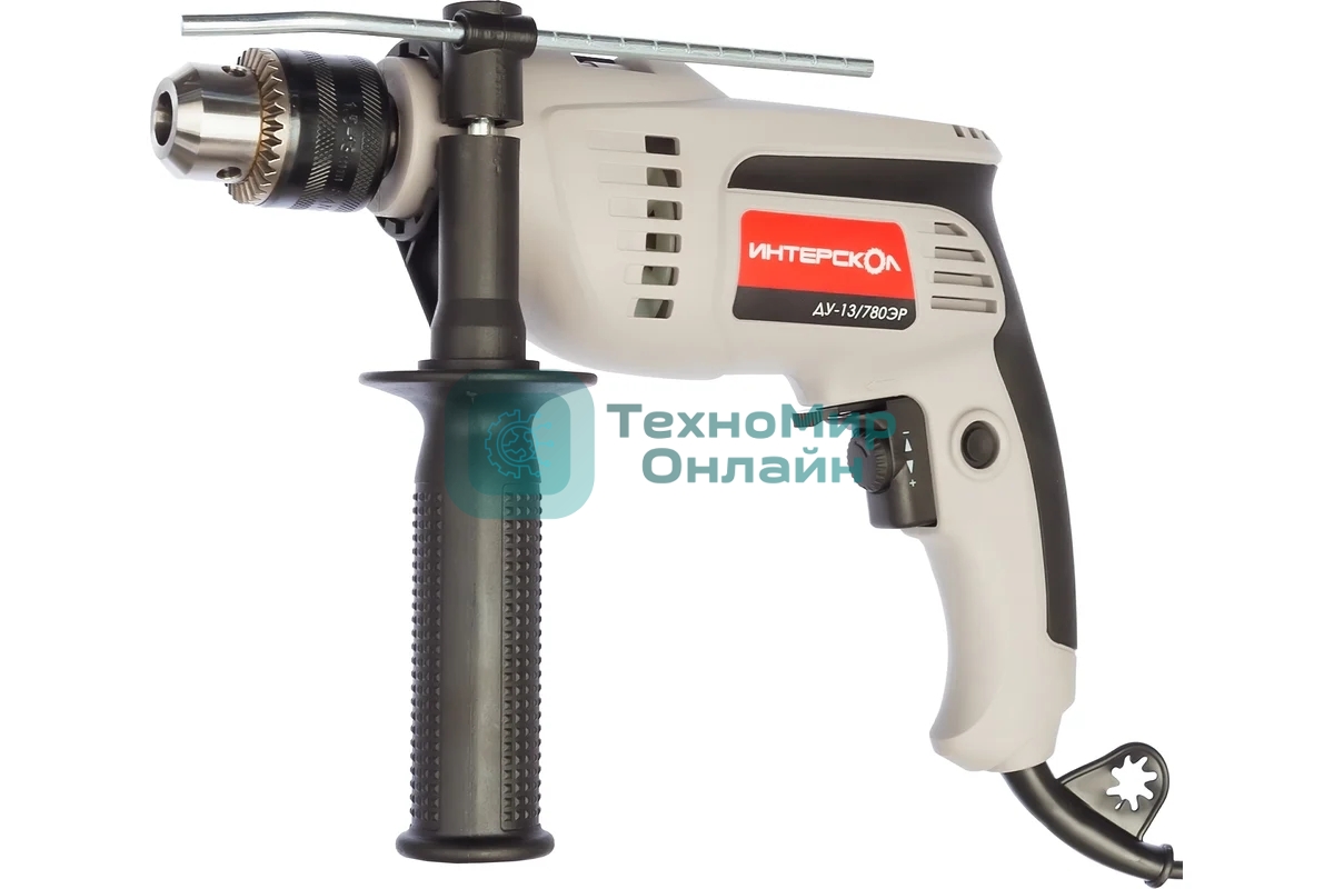 Дрель ударная Интерскол ДУ-13/780ЭР 780Вт патрон:кулачковый реверс