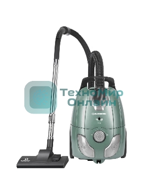 Пылесос Eurostek EVC-3016 мятный, 450/2600 Вт, уборка сухая, пылесборник мешок 3 л