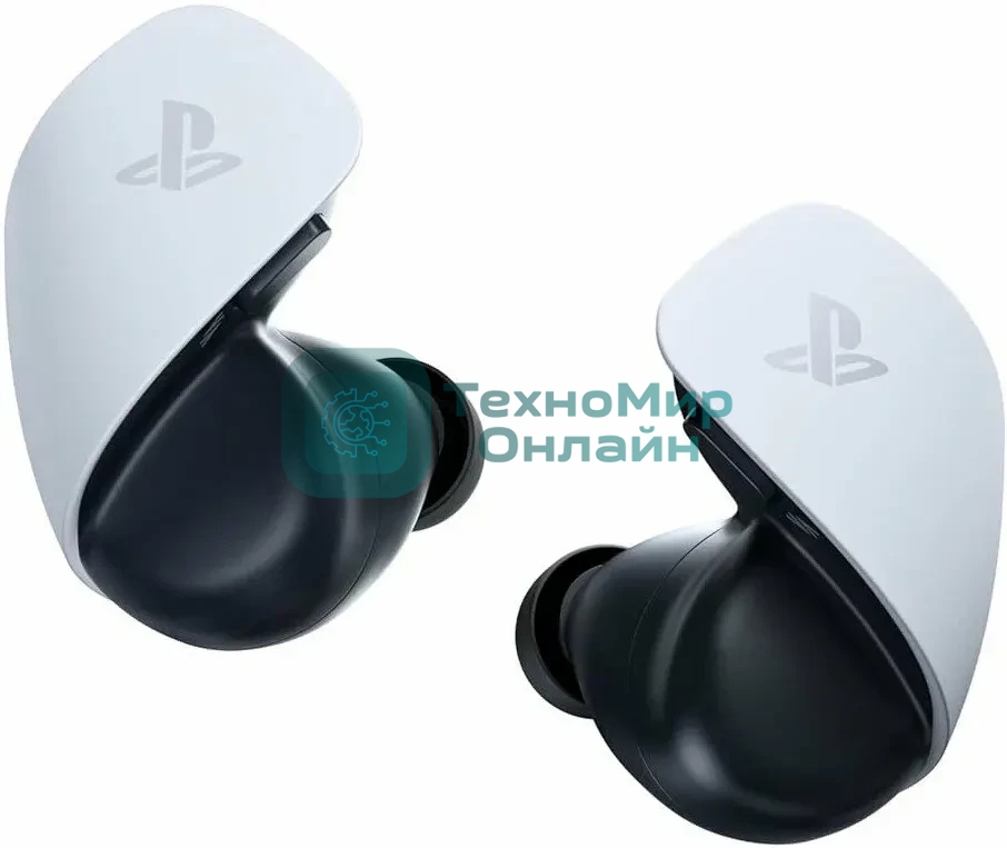 Наушники TWS Sony PlayStation Pulse Explore белый/черный, внутриканальные, Bluetooth + PlayStation Link, до 5 ч