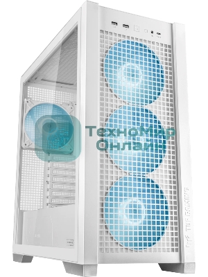 Компьютерный корпус ASUS TUF GAMING GT302 TG ARGb белый/GT302/ARGb FANS/WHT (90DC00I3-B19000)
