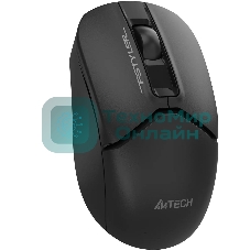 Мышь беспроводная A4Tech Fstyler FG12 черный, 1200 dpi, радиоканал, USB, кнопки - 3