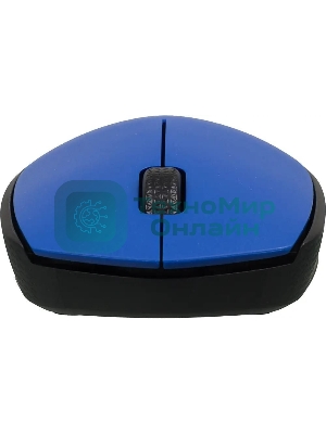 Мышь беспроводная Logitech M171 синий, 1000 dpi, радиоканал, USB, кнопки - 3
