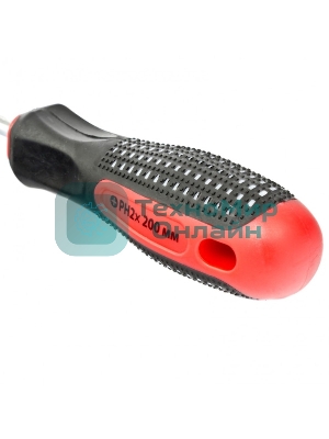 Отвертка Matrix fusion 11442 ph2х 200мм crv 3-х компонентная рукоятка anti slip