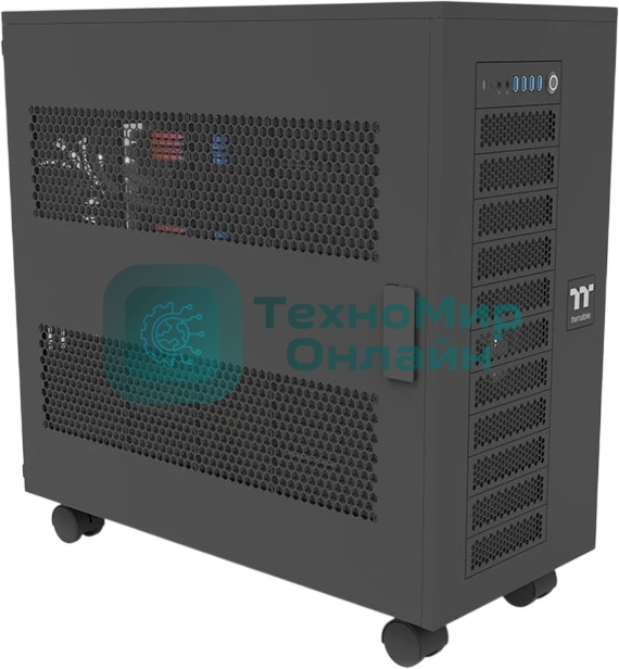 Корпус Thermaltake AX700 Black, Super-Tower, чёрный