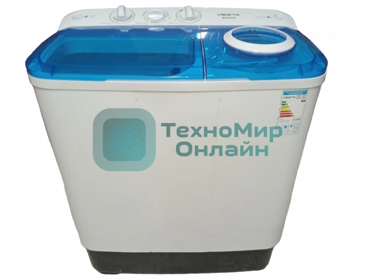Стиральная машина VESTA WME60P Ex синий, загрузка вертикальная 6 кг