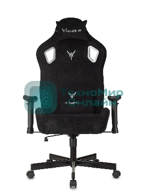 Кресло Бюрократ Knight Outrider Light-20 черный, ткань, 120 кг, механизм качания