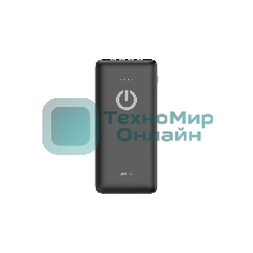 Портативный аккумулятор Powerbank Perfeo ABSOLUTE 10000mah In Micro usb,USB /Out USB,Micro usb,Type-C,Lightning, 2.1А/ черный (PF_B4878)