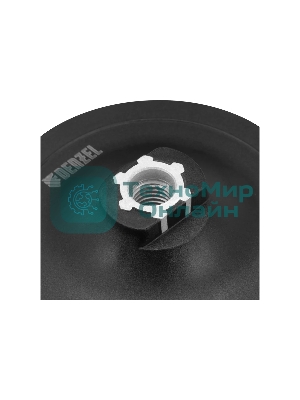 Тарелка опорная Denzel для дрели и УШМ с липучкой, 150 мм, стандартная, с адаптером c М14 на d8