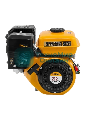 Двигатель бензиновый Denzel RX-17K, 7 л.с., 212 см3, горизонтальный вал шпонка 19 мм