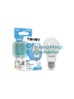 Лампа светодиодная TOKOV ELECTRIC 11Вт А60 6500К Е27 176-264В
