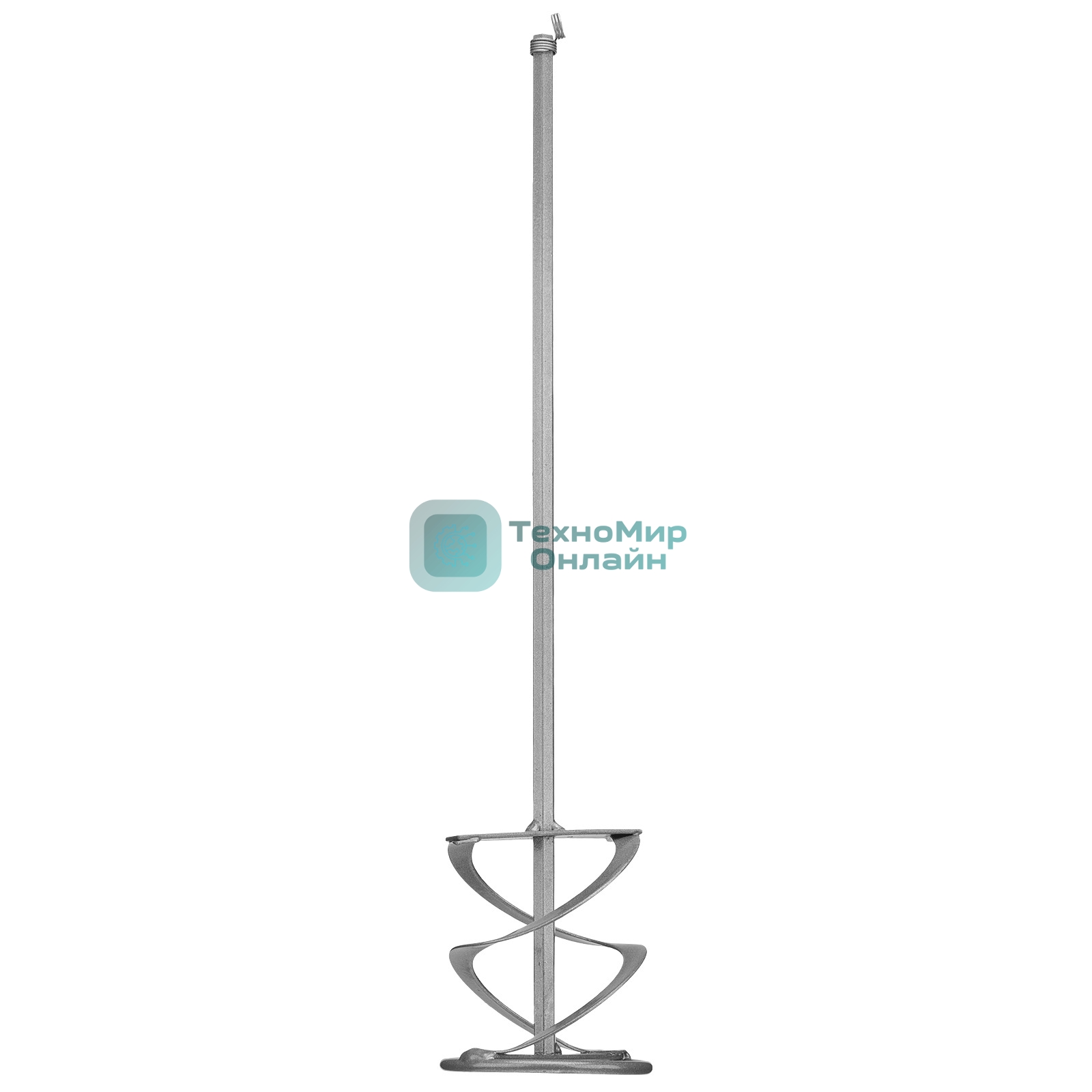 Миксер Сибртех для красок и штукатурных смесей, 80х9х400 мм, шестигранный хвостовик
