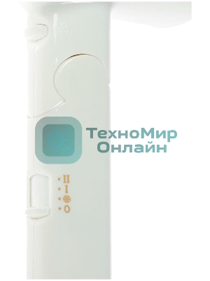 Фен SAKURA SA-4043W белый, 2000 Вт, компактный