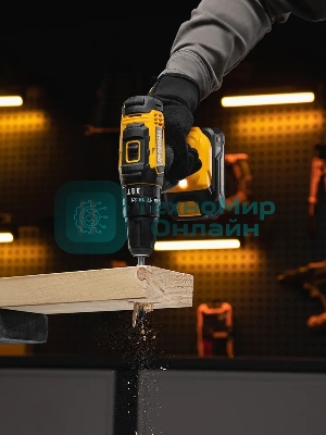 Дрель-шуруповерт Denzel CID-18-0, 18 В, 0 Ач, 30 Нм, щеточный, ударный