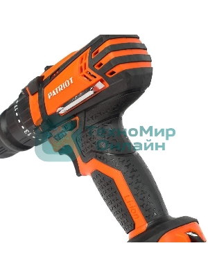 Дрель-шуруповерт Patriot BR 203UES, 20 В, 2 Ач, 30 Нм, щеточный