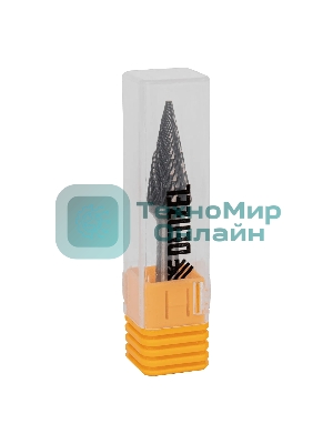Борфреза по металлу Denzel твердосплавная, коническая, тип-M, 12 мм