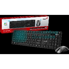 Комплект клавиатура+мышь Genius KM-8216S беспроводной, Bluetooth, 1000 DPI, чёрный