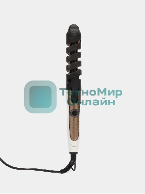 Щипцы для завивки волос Vivien VE-2019 черный/золотой/белый, 19 мм, 200 °C, 1 режим