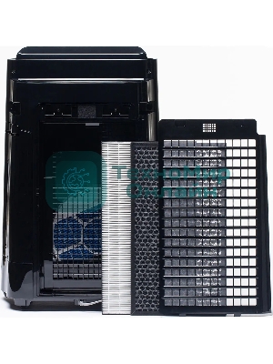 Климатический комплекс Sharp KCD41RB черный, 26 м², 2.5 л, HEPA-фильтр, ионизация Plasmacluster, гигростат