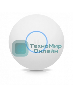 Точка доступа Ubiquiti UniFi 6 AP Pro U6-Pro 2.4+5 ГГц, Wi-Fi 6, 4х4 MU-MIMO, 802.3at, 1х 1G RJ45