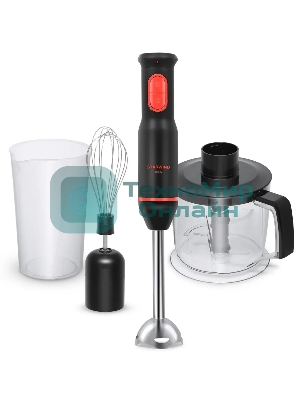 Блендер погружной Starwind SBP2300b 1000Вт красный/черный