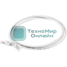 Коммутационный шнур ITK (патч-корд), cat.5e UTP, 2м, серый Патч-корд, cat.5e UTP, 2м, серый