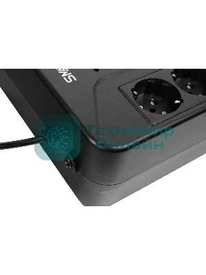 Источник бесперебойного питания SMARTWATT UPS SAFE PRO LCD 600 Line-interactive 600VA/360W Brick (Euro x8, USB, RJ11/RJ45 protection, LCD, 275x210x9