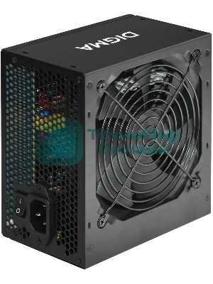 Блок питания Digma DPSU-400W-WH, 400 Вт, 80 PLUS белый, 120 мм, черный