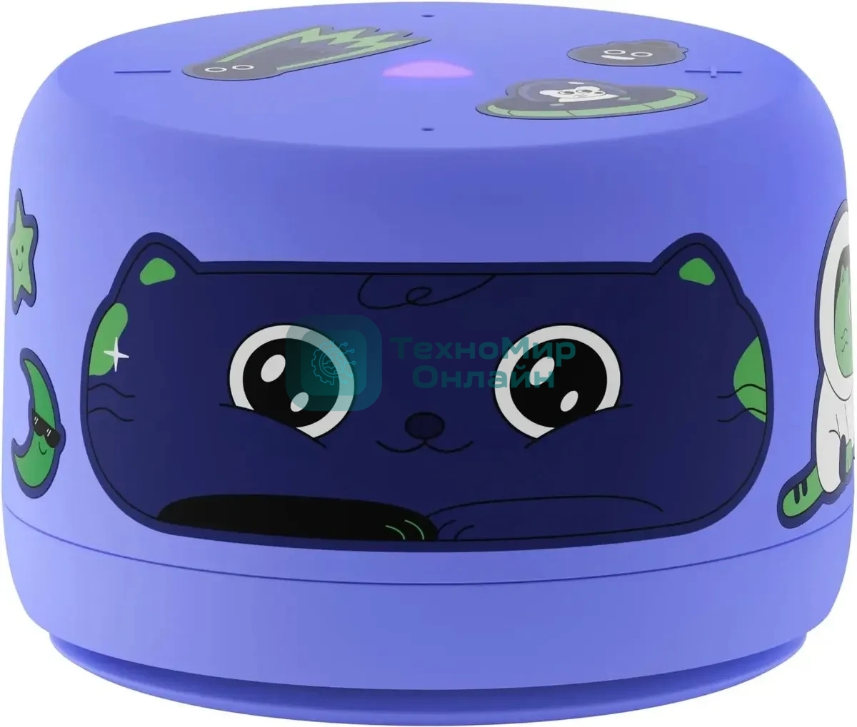 Умная колонка Яндекс Станция Лайт 2, 6Вт, компактная, 1 динамик, Matter, Wi-Fi, Bluetooth 5.0, Алиса, фиолетовый