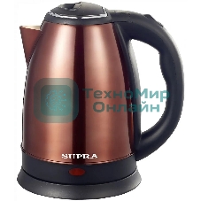 Чайник электрический SUPRA KES-1845S 1.8 л, 1500 Вт, медный (корпус: нержавеющая сталь)