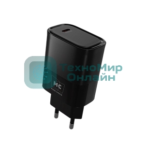 Сетевое зарядное устройство MORE CHOICE (4620202553454) NC67 СЗУ 1Type-C 3.0A PD 20W, черный