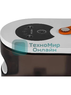 Пылесос Hyundai HYV-PETPRO1 белый/коричневый, 210/600 Вт, уборка сухая, пылесборник контейнер 2 л